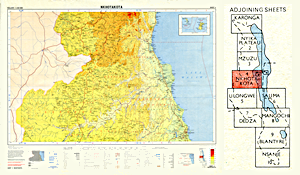 Malawi 1:250,000 map sheet 4 (Nkhotakota)